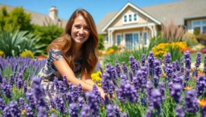 Front Yard Lavender Garden Design